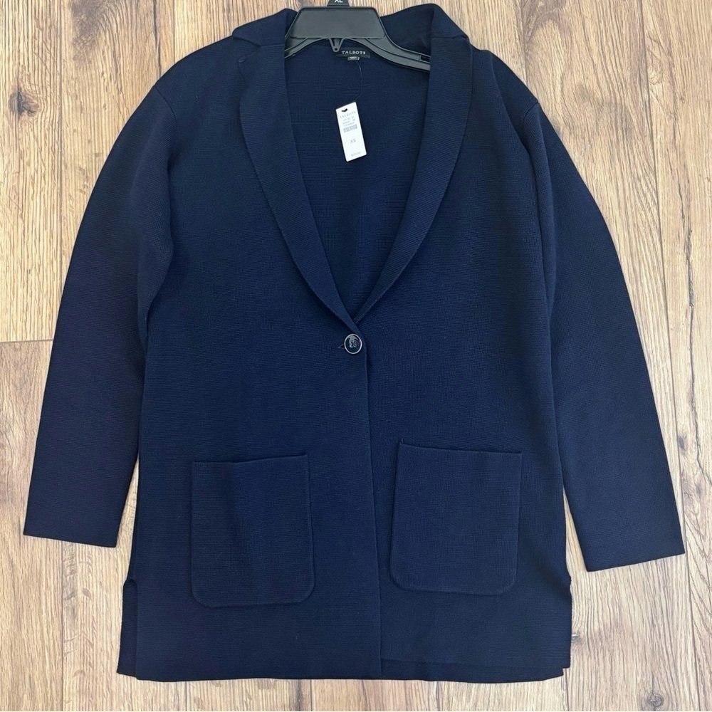 NWT Talbots Navy Cardigan Women's Size XS